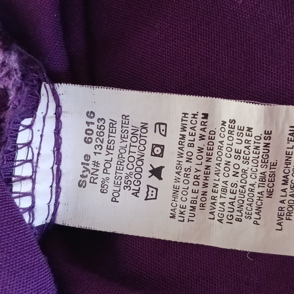 Scrub set - purple - Picture 3 of 4